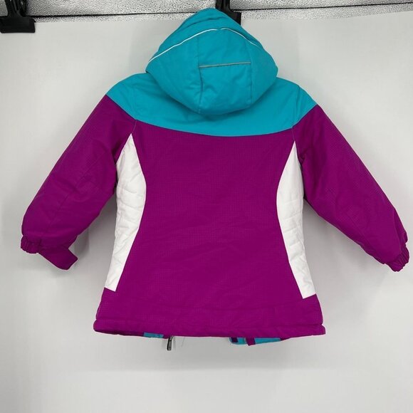 Gerry Youth Jacket Sz Xs Colorblock Purple Blue Insulated - Picture 14 of 16